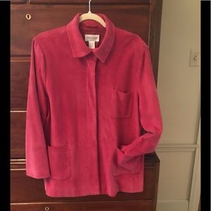 Fabulous suede jacket! And the COLOR!!!